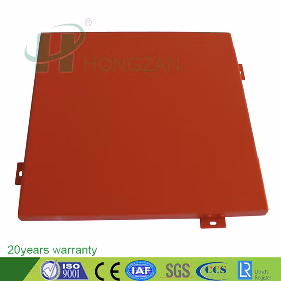 Massives Aluminiumfurnier für die Außenwanddekoration